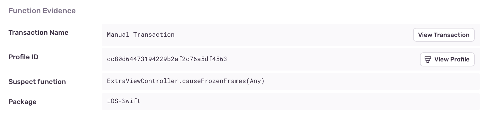 Frame Drop Function Evidence